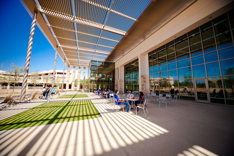view of patio at UT Permian Basin