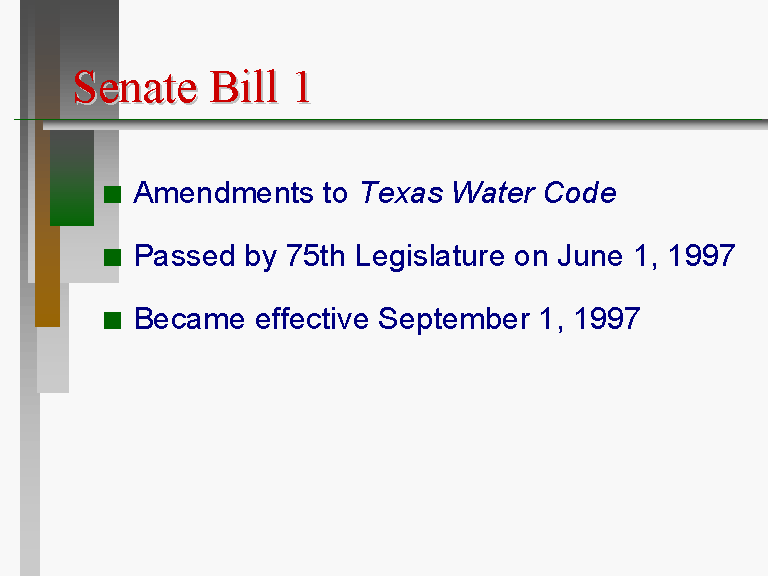 Senate Bill 1