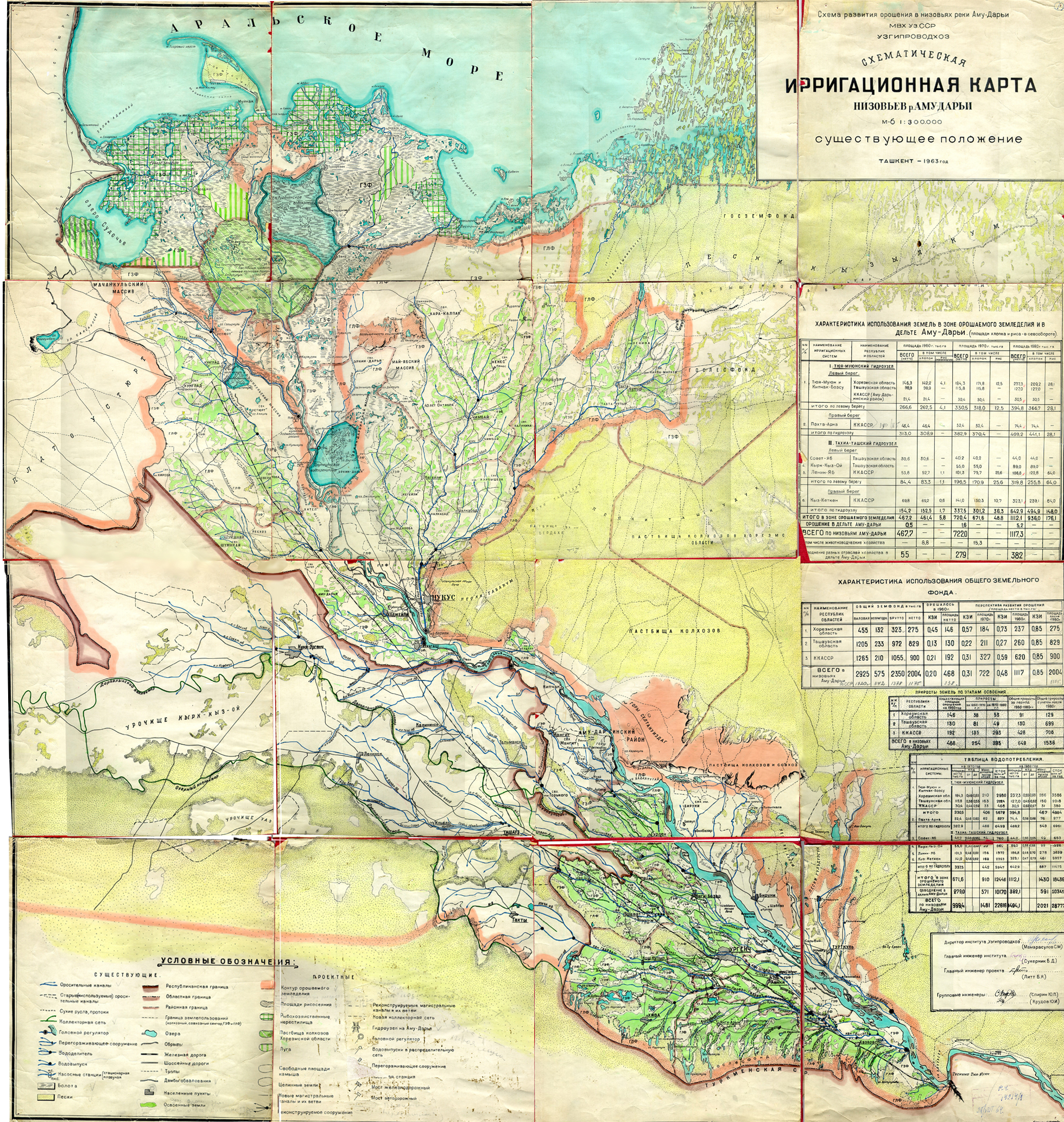 Maps of Amudarya River