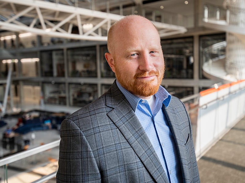 Texas CAEE professor Matthew Hebdon