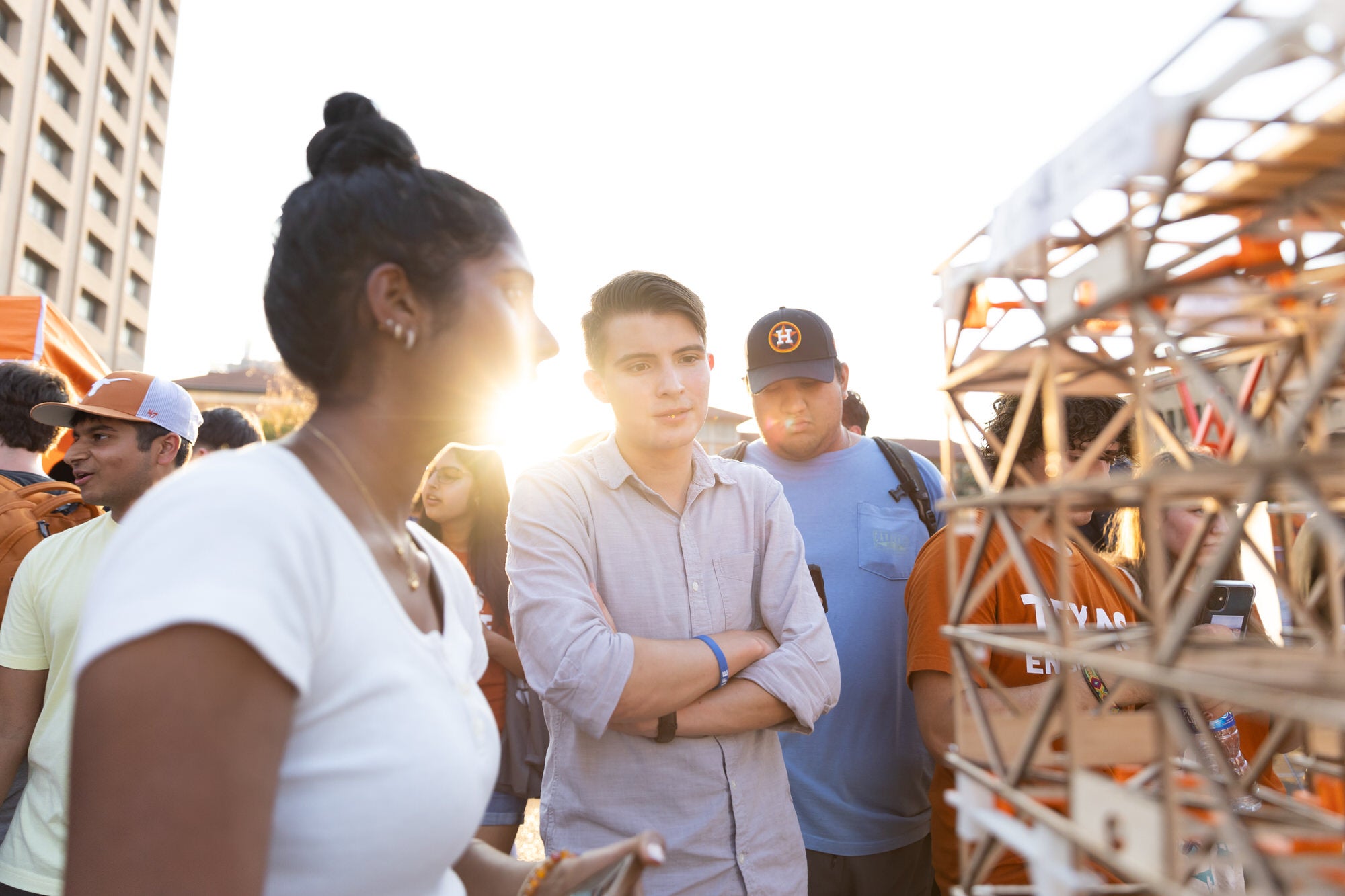 Presenting CAEE student work at Gone to Engineering