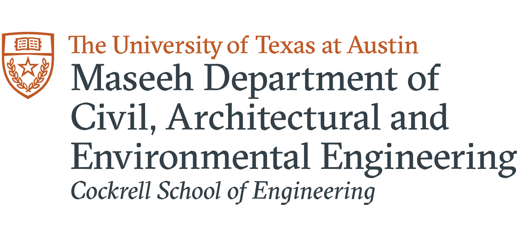 Maseeh Family Department of Civil, Architectural and Environmental Engineering Cockrell School of Engineering logo